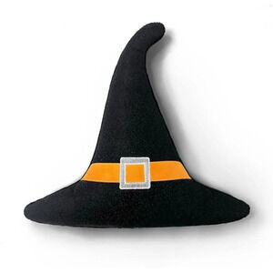 NEW 13"x14" Halloween Witch Hat Novelty Pillow